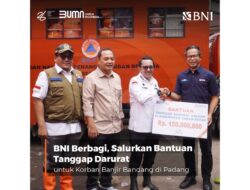 BNI Kembali Berikan Bantuan untuk Korban Bencana Alam Sumbar