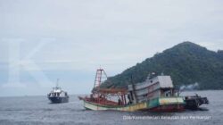 Tiga Kapal Pencuri Ikan Asal Vietnam dan Malaysia Diamankan di Laut Natuna