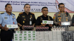 Bea Cukai Tanjungpinang Bakar Rokok Tanpa Pita Cukai Senilai Rp392 Juta