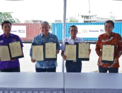 KAI Logistik Bersama Gobel Group, PT Panasonic Gobel Indonesia dan PT Gotrans Logistics International Dukung Green Logistic Nasional