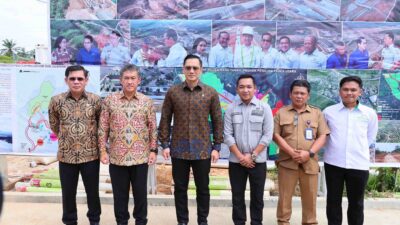 Akhiri Kegiatan di Kaltim, Menteri AHY Kunjungi Kantor Badan Bank Tanah di Penajam Paser Utara