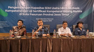 Tingkatkan Kompetensi Barista, KemenKopUKM Gelar Pelatihan Peningkatan SDM Di Pasuran
