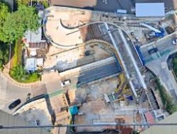 Progres Pembangunan Flyover Shangri-La oleh Waskita Beton Precast Capai 90,14%