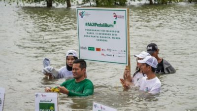 AAJI Tanam 1.525 Bibit Mangrove, Langkah Nyata Industri Asuransi Jiwa untuk Masa Depan Berkelanjutan