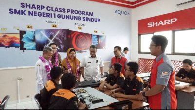 Siapkan Tenaga Berkualitas, Program Sharp Class Digelar di SMKN 1 Gunung Sindur