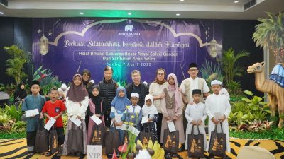 Royal Safari Garden Mempererat Silaturahmi lewat Halal Bihalal dan Santunan