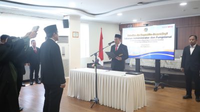 Lantik Pejabat Administrator dan Fungsional, Kakanwil BPN DKI Jakarta : Antisipasi Pengaduan Masyarakat dengan Kerja Disiplin